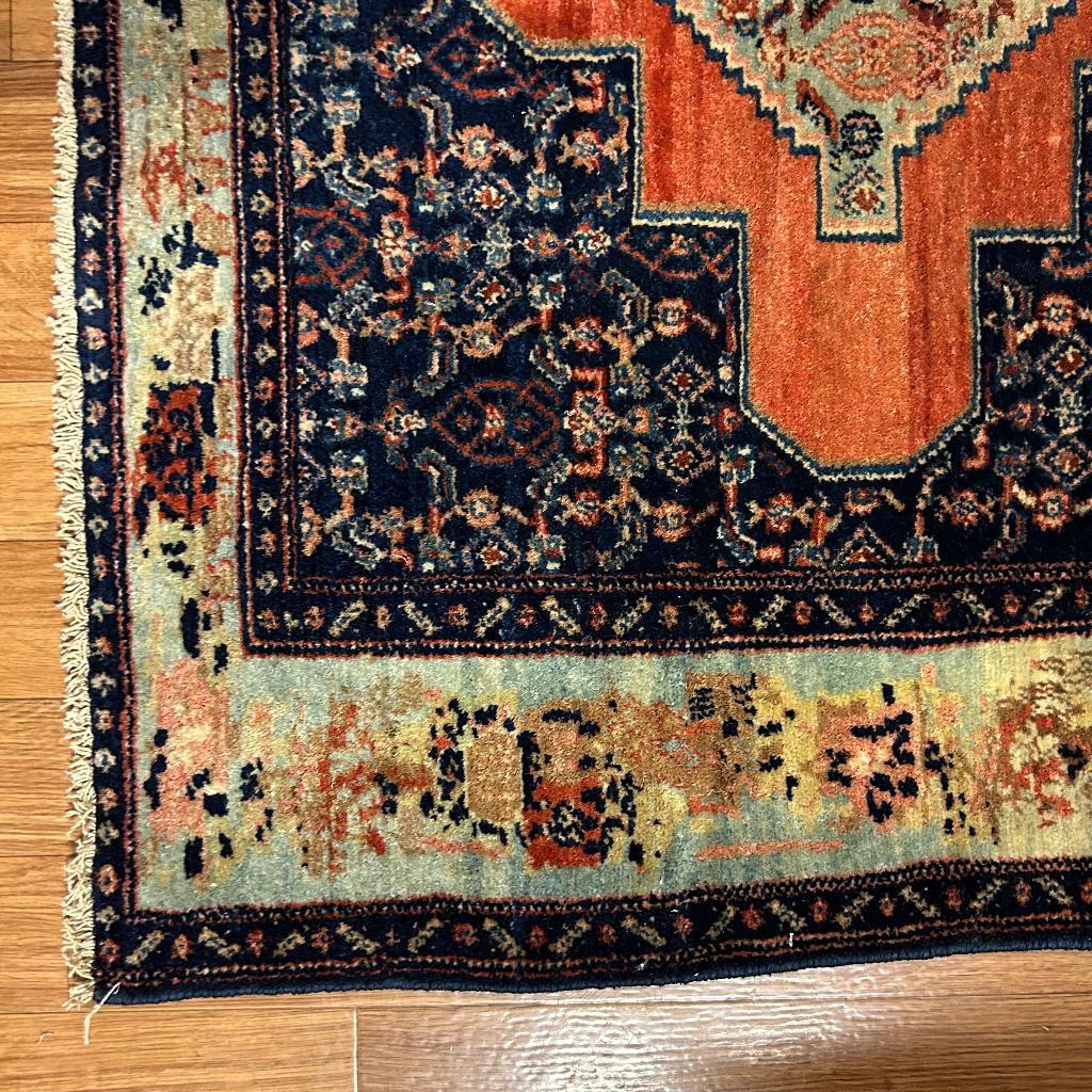 Trendy Origineel Perzisch tapijt - 150 x 110 cm - vloerkleed, TTM Wonen, Meubels – (Perzische) Tapijten en Woonaccessoires, 100 tot 150 cm