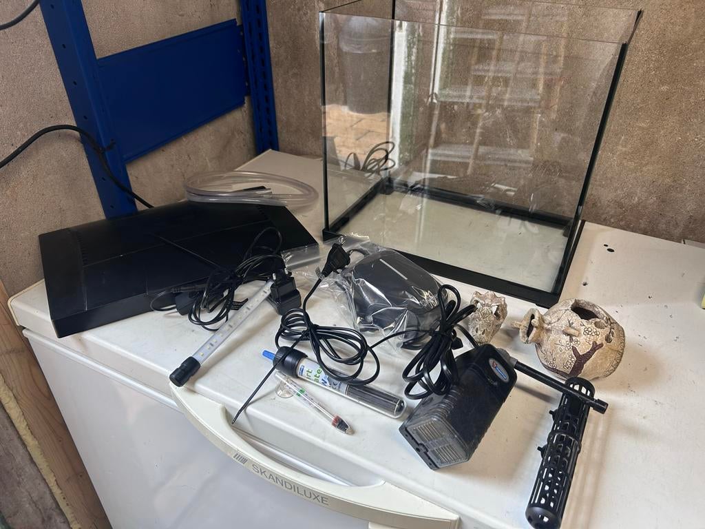 Leuk klein aquarium., Ophalen, Gebruikt, Leeg aquarium
