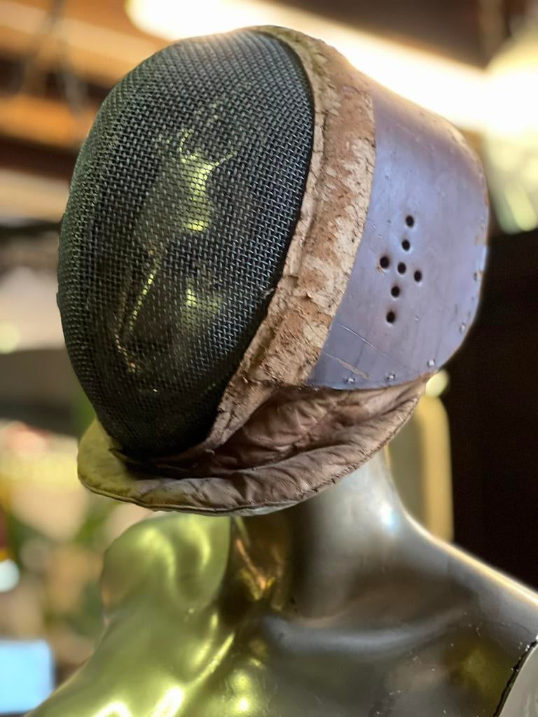 Antiek frans schermmasker, Ophalen of Verzenden