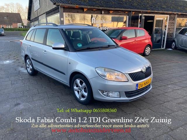 SKODA Fabia Greenline 1.2 TDI 75PK Zéér Zuinig Rijden, Voorwielaandrijving, Euro 5, 1199 cc, Origineel Nederlands