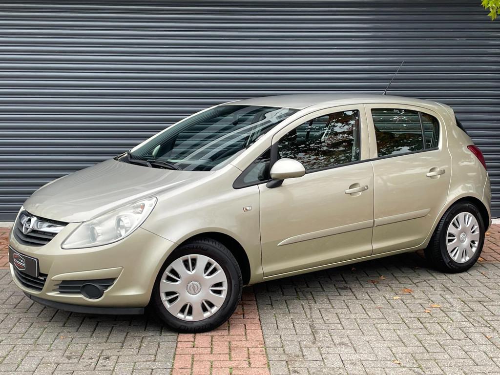 Opel Corsa 1.2-16V Enjoy Automaat | Cruise Control | Parkeer, Stof, Gebruikt, Zwart, 4 cilinders