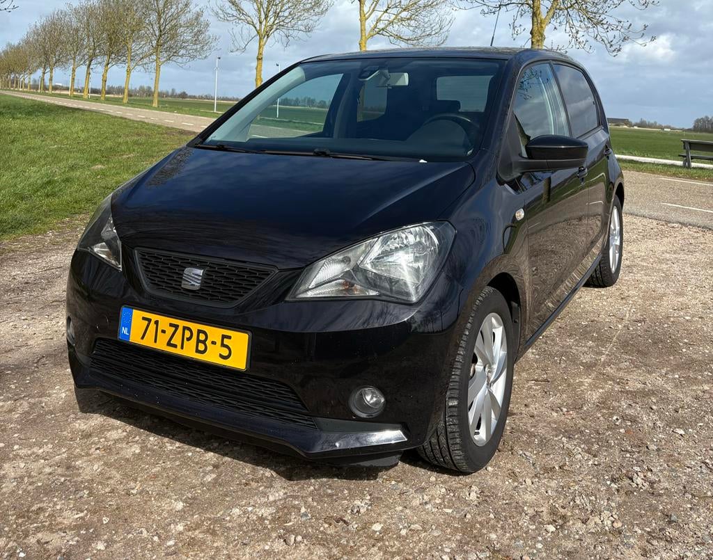 Seat Mii 1.0 44KW 2013 Zwart - Sport Style, Auto's, Voorwielaandrijving, Zwart, 840 kg, 4 stoelen