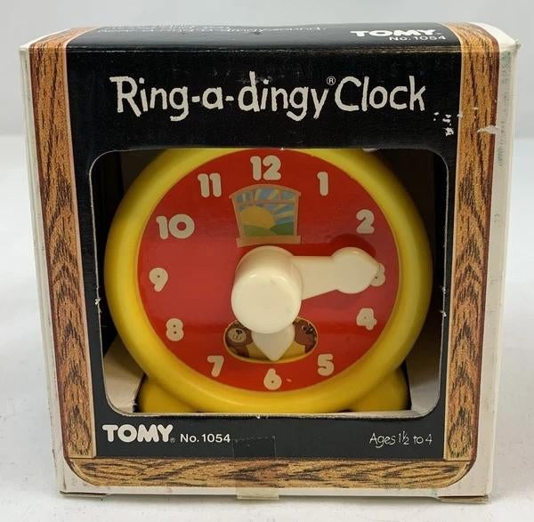 Tomy Ring a Dingy Muziekdoos Vintage 1980s Plastic Klok OVP, Coolsingel 104, 3011 AG Rotterdam, Netherlands, Verzenden, Overige typen