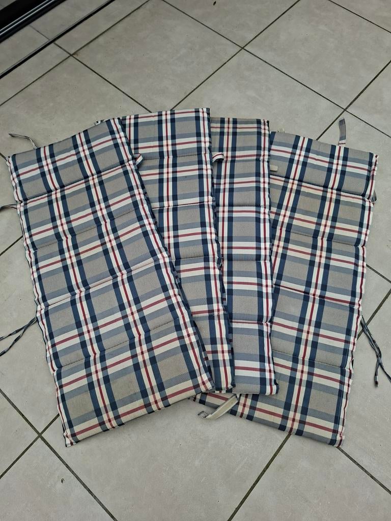 4 tuinkussens Cinderella 118x52 cm, Tuin en Terras, Tuinmeubel-accessoires, Ophalen, Gebruikt