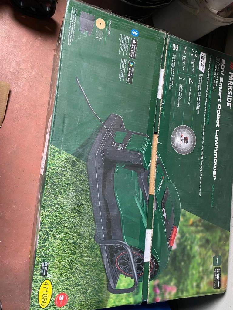 robot grasmaaier, Tuin en Terras, Robotmaaiers, Ophalen of Verzenden, Nieuw, Parkside