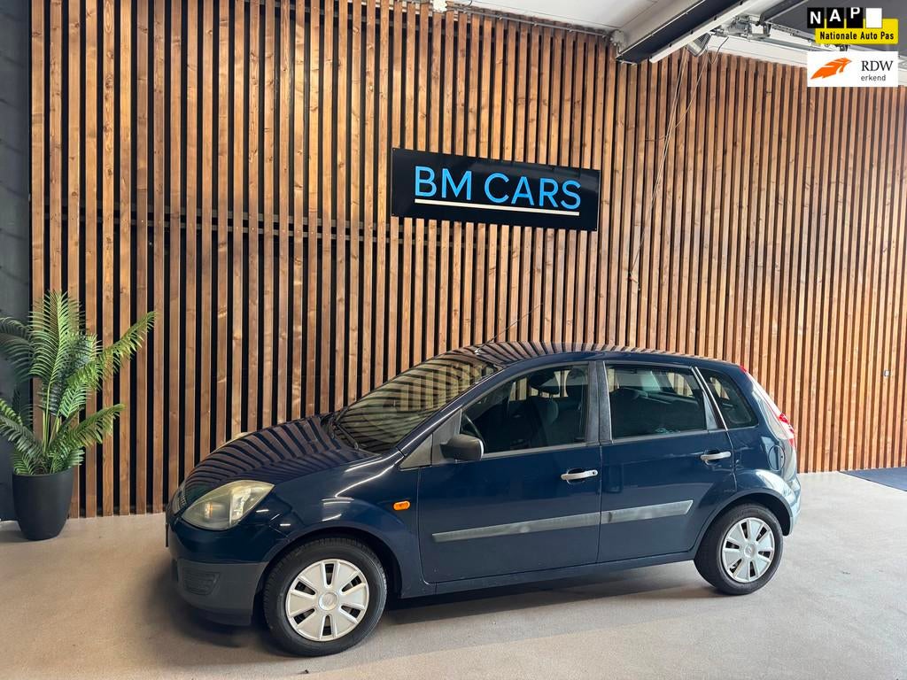 Ford Fiesta 1.3-8V Cool & Sound Airco, Nieuwe APK, 1299 cc, 4 cilinders, Blauw, Startonderbreker