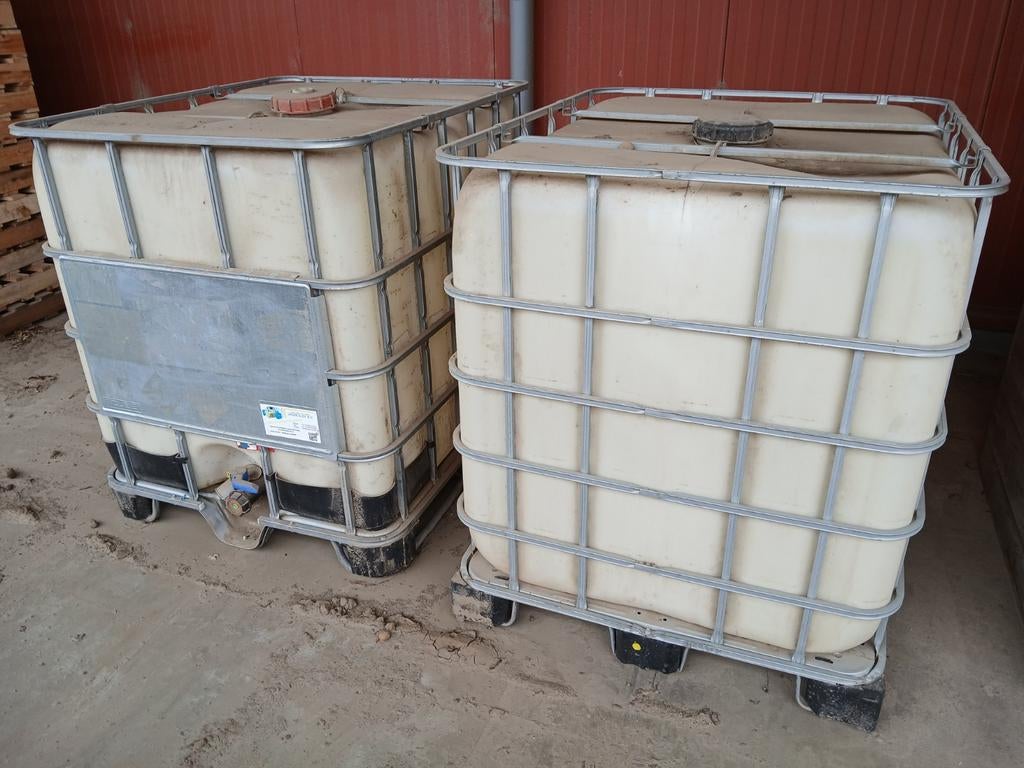 Ibc 2, Tuin en Terras, Regentonnen, 150 liter of meer, Ophalen of Verzenden, Zo goed als nieuw