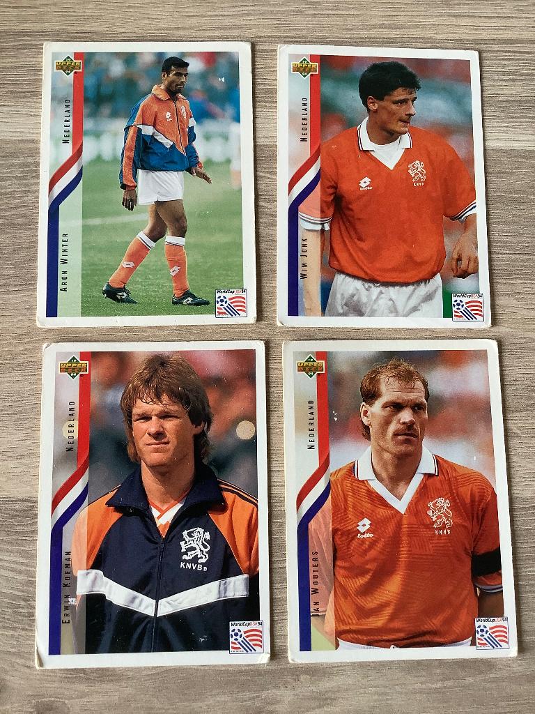 Upper Deck kaarten Oranje WK1994, Ophalen of Verzenden, Zo goed als nieuw, Overige binnenlandse clubs, Poster, Plaatje of Sticker