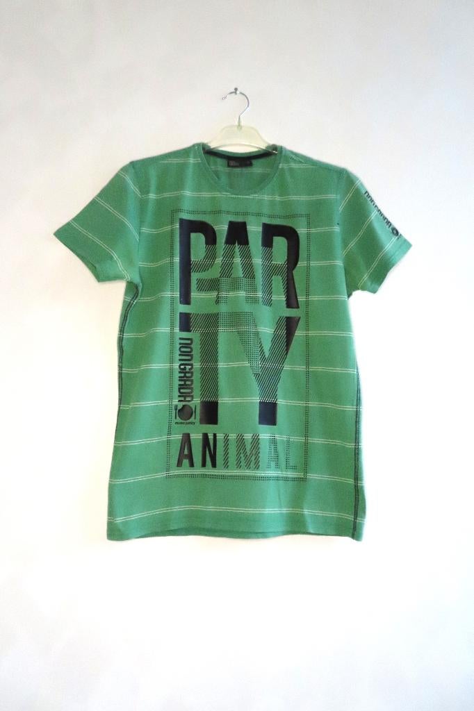 T-Shirt Groen Non Grada mt S (G48), Ophalen of Verzenden, Zo goed als nieuw, Non Grada, Groen