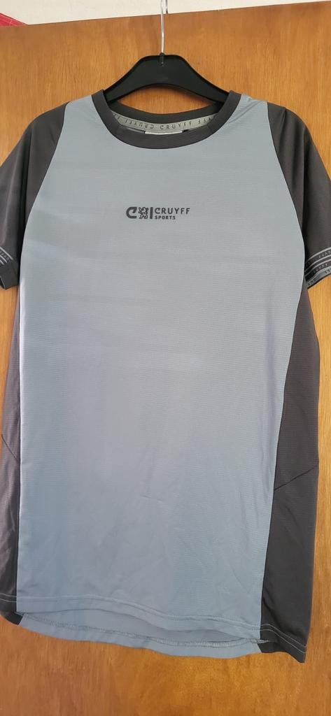 Cruyff Sports T-shirt grijs/zwart, Ophalen of Verzenden