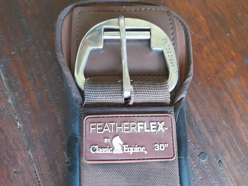 Western of endurance singel featherflex 30 bruin, Dieren en Toebehoren, Paarden en Pony's | Hoofdstellen en Tuigage, Western, Ophalen of Verzenden