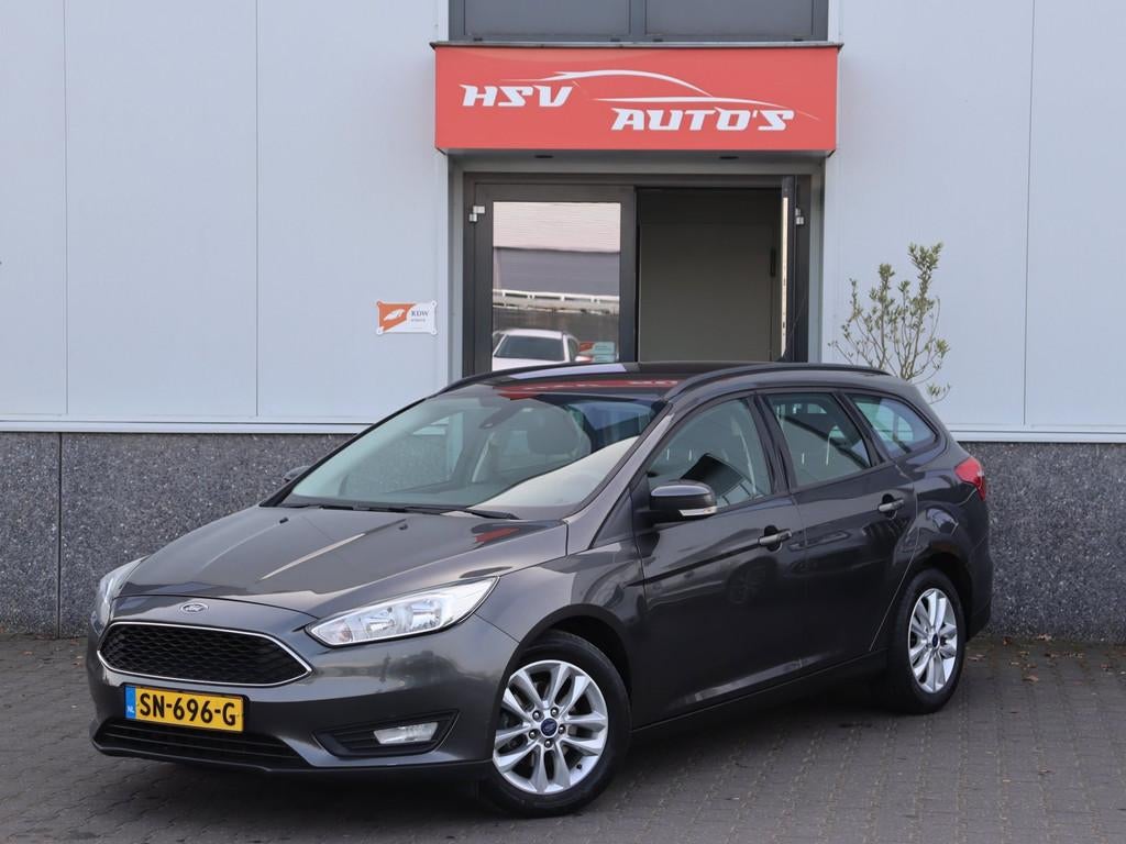 Ford Focus Wagon 1.0 Titanium Edition navi cruise airco, 125 pk, Gebruikt, Euro 6, Handgeschakeld