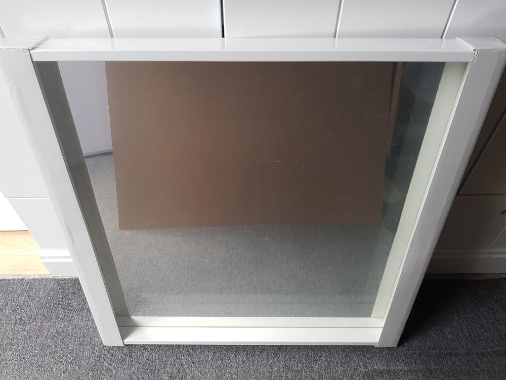 Ikea Nissedal spiegel wit 65x65, Ophalen, Minder dan 50 cm, Vierkant, Nieuw