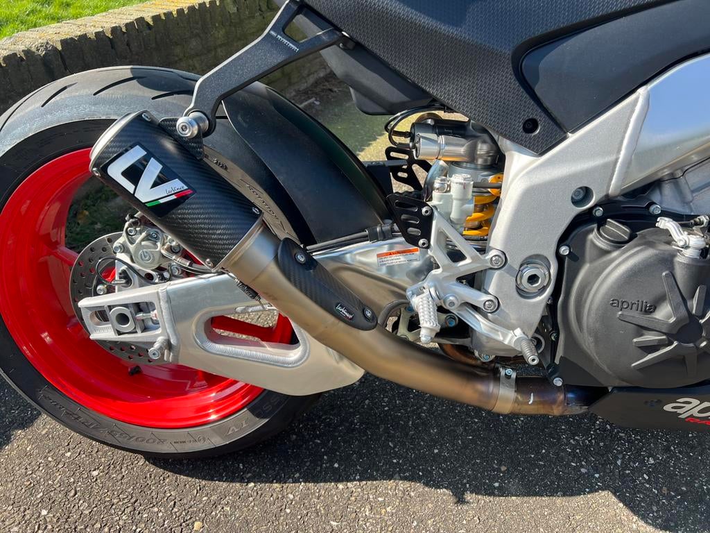 Aprilia tuono v4/rsv4 Leovince LV Corsa uitlaat Slip-On, Motoren, Ophalen of Verzenden, Gebruikt