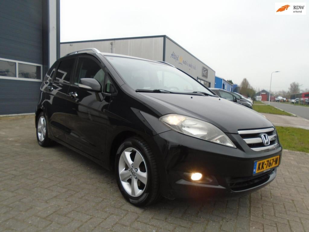 Honda FR-V 1.8i Comfort clima cruise 6 persoons !, Auto's, Honda, Gebruikt, 4 cilinders, Zwart, 75 €/maand