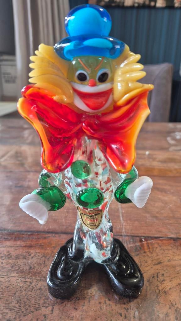 Glazen clown beeldje, Joska Waldglashütte, Ophalen of Verzenden