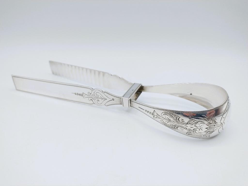 Zilveren aspergetang, Fa. J.M. van Kempen, Voorschoten, 1878