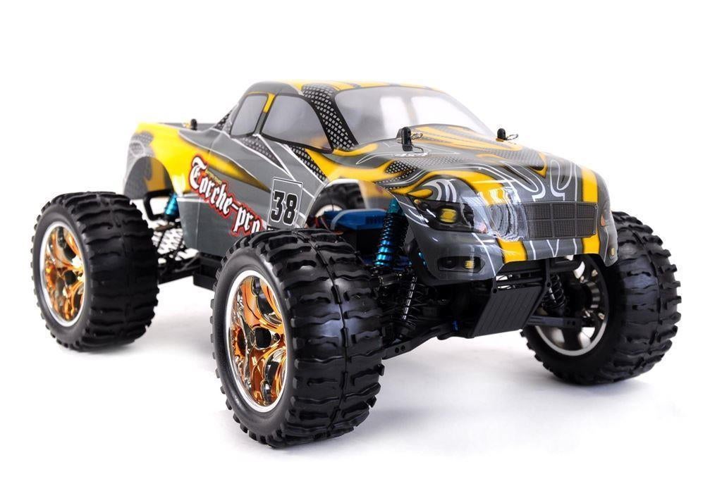 RC Monstertruck Torche Pro 1:10 in 2.4 GHZ brushless nieuw!, Hobby en Vrije tijd, Modelbouw | Radiografisch | Auto's, Ophalen of Verzenden