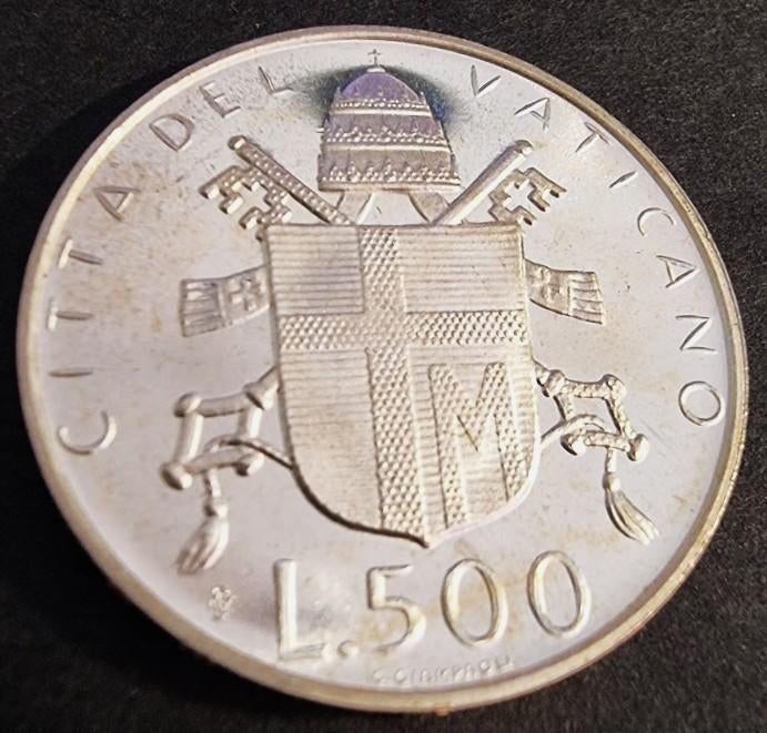 Vaticaanstad, muntset 1979: Unc. 500 lire proof, Postzegels en Munten, Munten | Europa | Niet-Euromunten, Ophalen of Verzenden