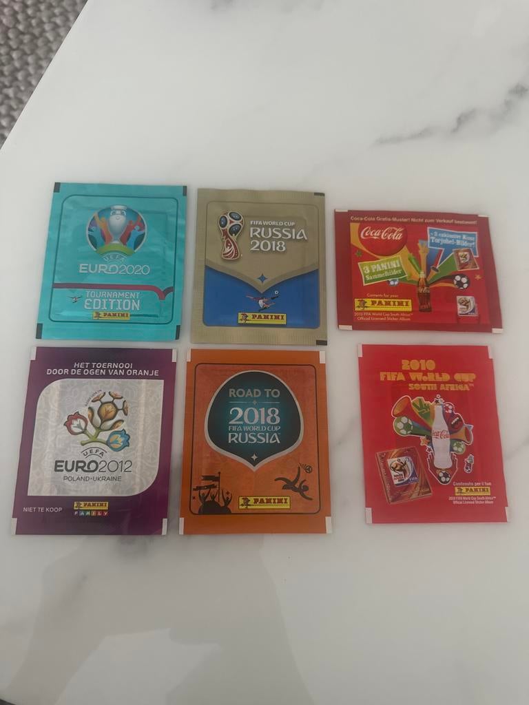 Panini Stickerzakjes - Diverse Collecties, Verzamelen, Stickers, Nieuw, Sport, Ophalen of Verzenden