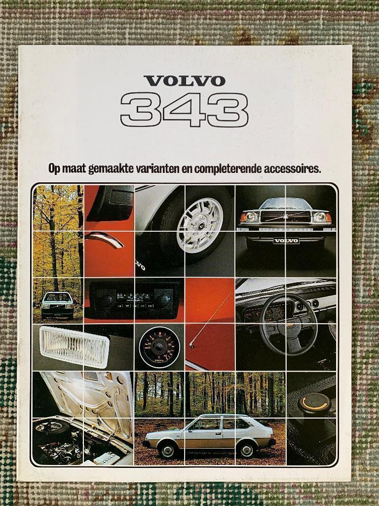 Accessoire brochure folder Volvo 343 1978 nieuw!, Volvo, Nieuw, Volvo, Ophalen of Verzenden