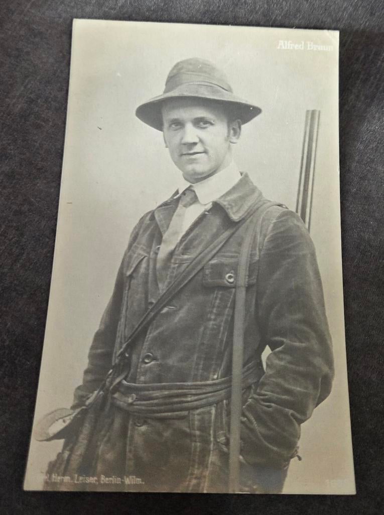 Alfred Braun (1888–1978), Verzenden, Ongelopen, Sterren en Beroemdheden