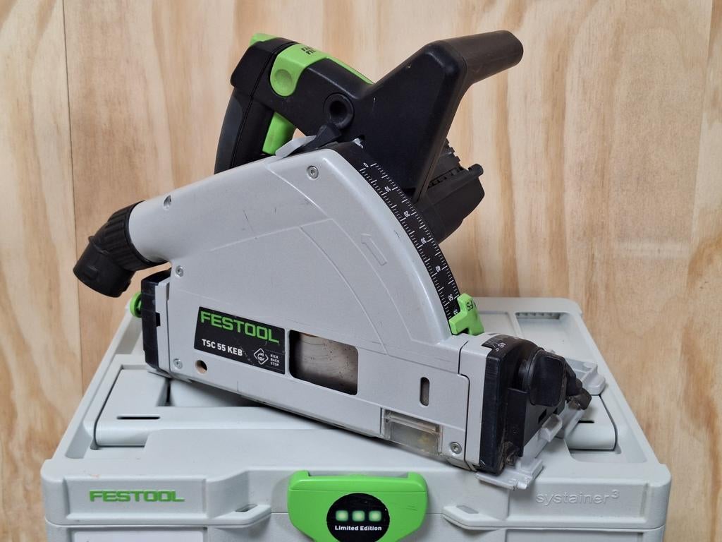 Festool TSC 55 KEB Accu Invalzaag, Invalzaag, 600 tot 1200 watt, Ophalen of Verzenden, Zo goed als nieuw
