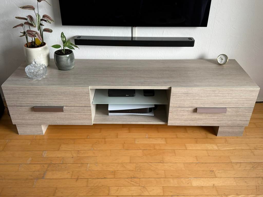 Tv meubel houtlook, Ophalen, Zo goed als nieuw, 25 tot 50 cm, Minder dan 100 cm