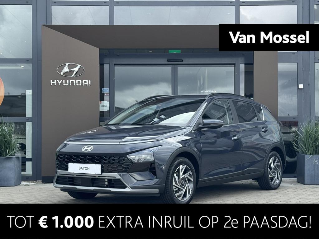 Hyundai Bayon 1.0 T-GDI Premium | Nieuw uit voorraad leverba, Auto's, Hyundai, Origineel Nederlands, Bedrijf, Nieuw, Hybride Elektrisch/Benzine