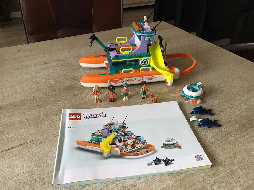 Lego friends Reddingsboot op zee 41734, Ophalen of Verzenden, Zo goed als nieuw