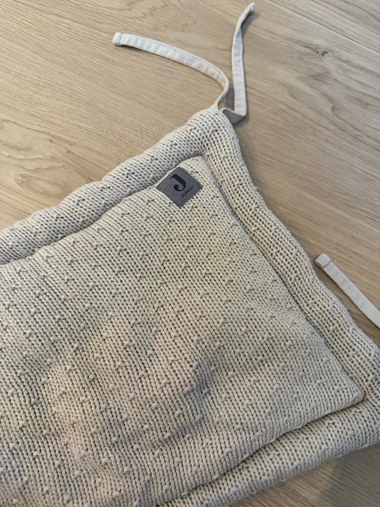 Jollein bedbumper ledikant - beige, Ophalen of Verzenden, Zo goed als nieuw, 100 cm of meer, Overige typen