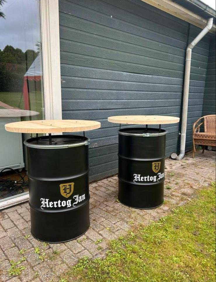 Unieke statafels van olievaten - Diverse merken, Ophalen, Nieuw