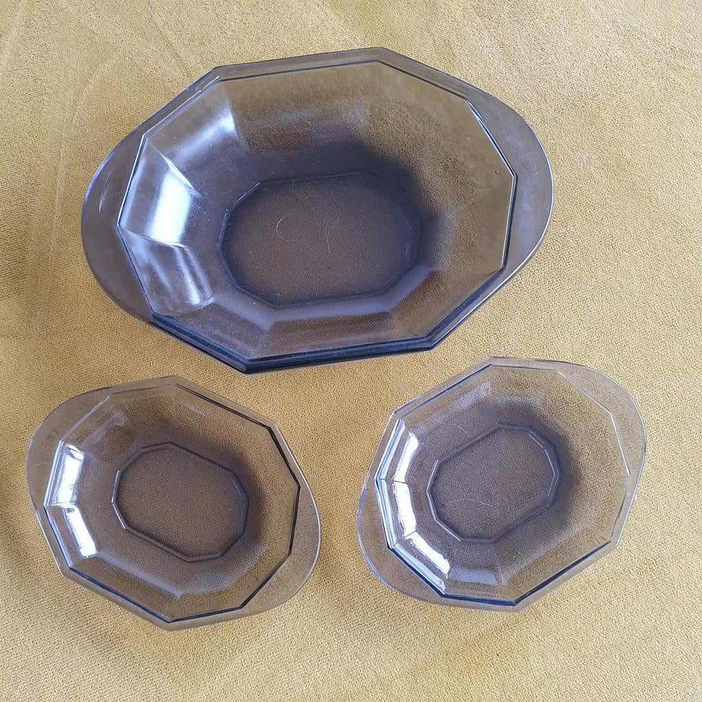 3 schalen van K.P.C de Bazel voor Leerdam., Ophalen of Verzenden