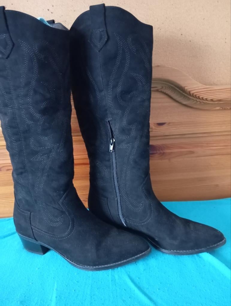 Dames laarzen., Kleding | Dames, Ophalen, Zo goed als nieuw, Zwart, Hoge laarzen