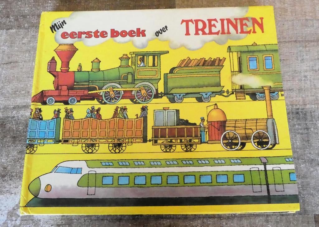 Mijn eerste boek over treinen, pop-up., Ophalen of Verzenden, Zo goed als nieuw