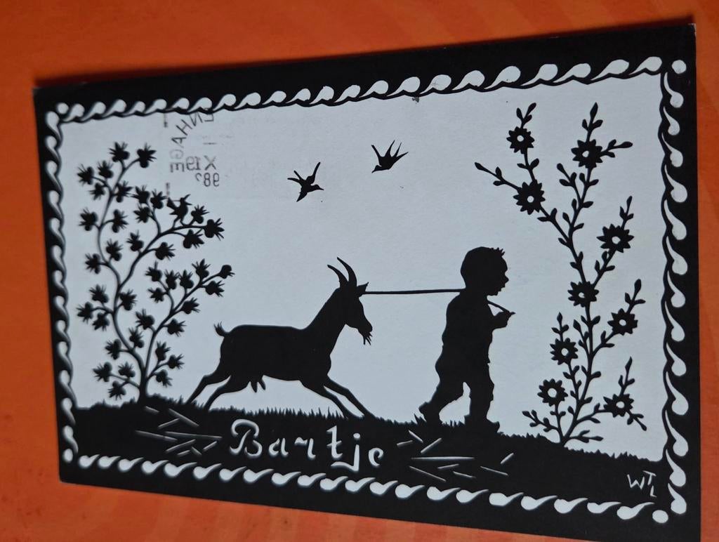 Bartje - Knipkunst - W.Tj. Lever, Verzenden, 1980 tot heden, Gelopen, Kinderen