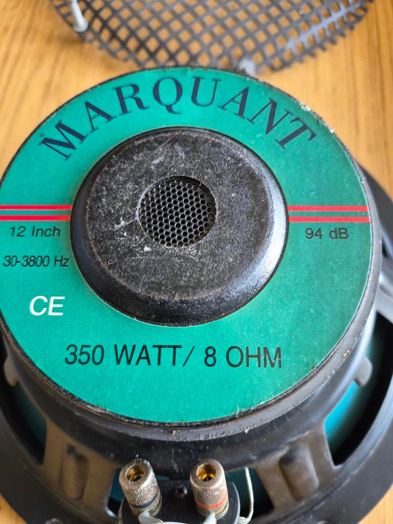 Marquant 12inch 350 watt 8ohm 94db, Ophalen