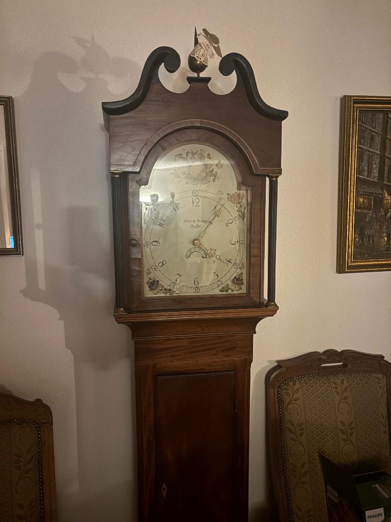 Engels staand horloge, Antiek en Kunst, Ophalen