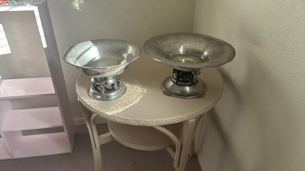 Gero zilver schaal 2 stuks, Ophalen