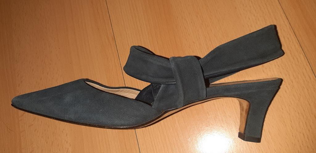 Mauro Teci zwarte suede hak schoentjes, Ophalen of Verzenden, Zo goed als nieuw, Zwart