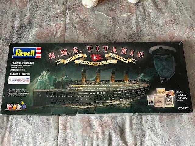 R.M.S. TITANIC SCHIP REVELL MODEL SCHAAL 1/400 > 67 CM, Ophalen of Verzenden, Zo goed als nieuw, 1:200 of kleiner, Revell