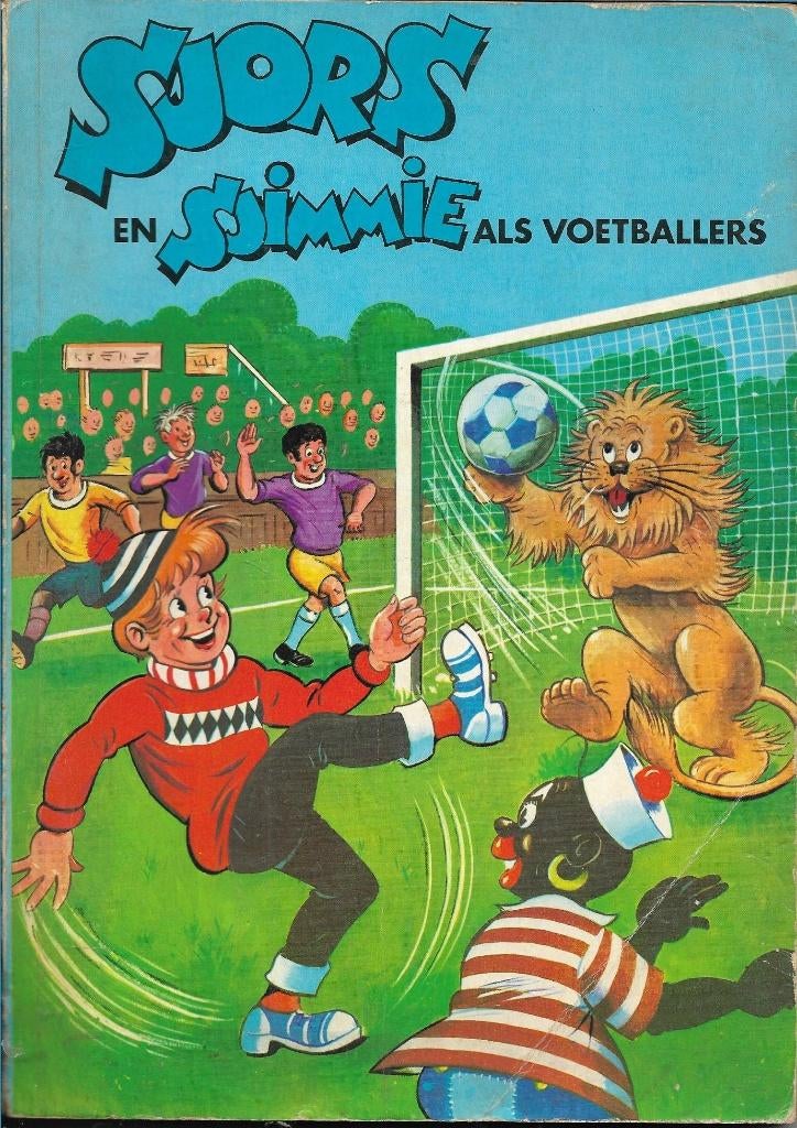 Sjors en Sjimmie - Sjors en Sjimmie als voetballers, Eén stripboek, Ophalen of Verzenden, Gelezen