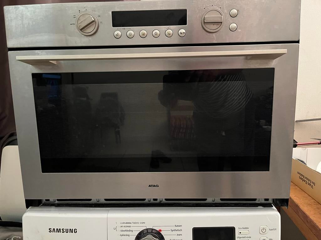 ATAG Inbouw Oven - Roestvrij staal, Witgoed en Apparatuur, Ophalen of Verzenden, Gebruikt, Inbouw