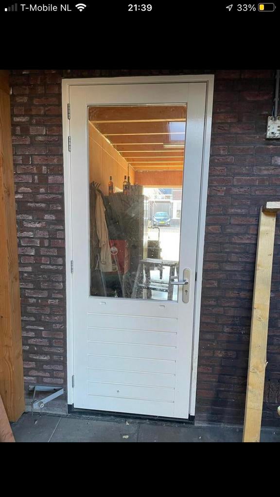 Hardhouten kozijn met 57 dikke deur 965*2400, Ophalen, 1 tot 2 meter, Minder dan 3 meter, W