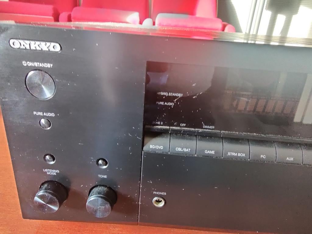 Onkyo TX-NR656 receiver, Ophalen, Zo goed als nieuw, 60 tot 120 watt, Onkyo