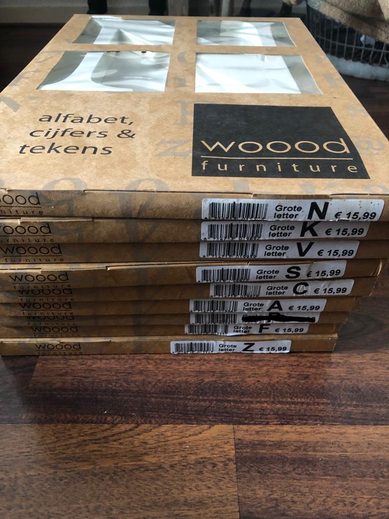 letters, Ophalen, Nieuw