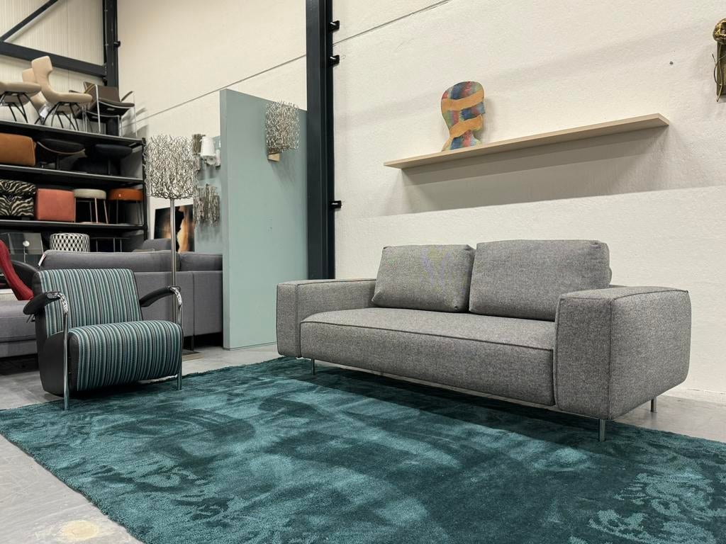 Nieuw Gelderland 7780 Bank 2,5 Zits Hallingdal Stof Design, 75 tot 100 cm, Ophalen of Verzenden, Rechte bank, Gelderland