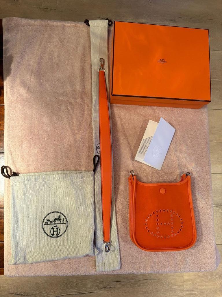 Hermès tas Evelyne 16 Amazone kleur oranje € 2950,00, Sieraden, Tassen en Uiterlijk, Tassen | Damestassen, Ophalen, Nieuw, Oranje