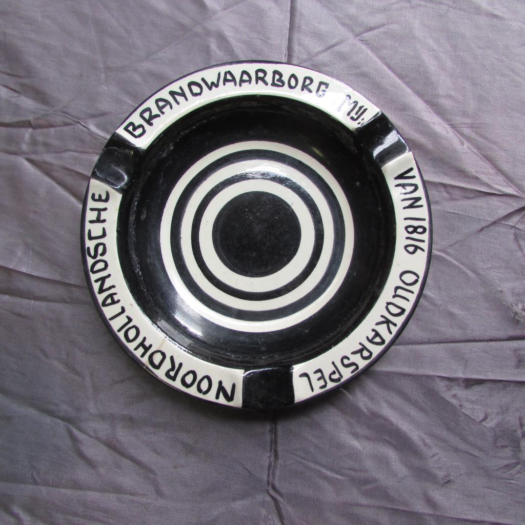 Oude Asbak van 1816 Oudkarspel Brandwaarborg, Verzamelen, Ophalen of Verzenden, Gebruikt, Asbak