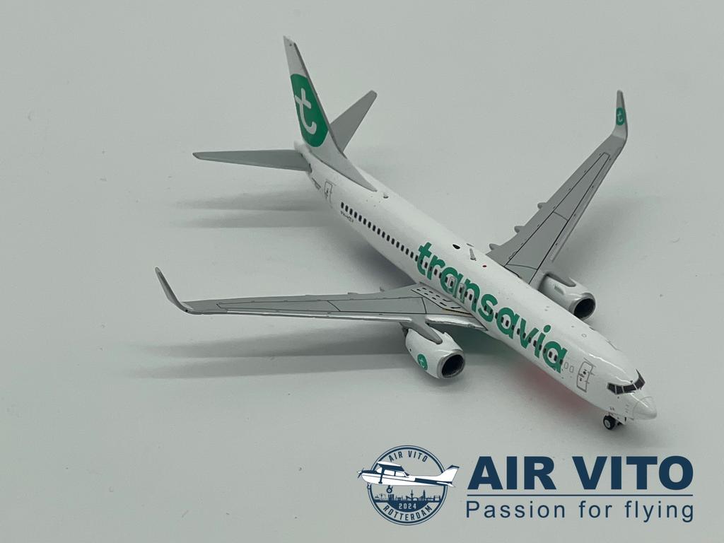 Transavia boeing 737-800 diecast schaalmodel 1:400 nieuw, Verzamelen, Luchtvaart en Vliegtuigspotten, Schaalmodel, -, -, Nieuw